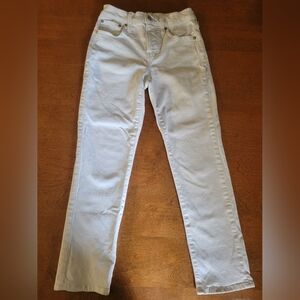 Madewell Women's White Straight Leg Jeans